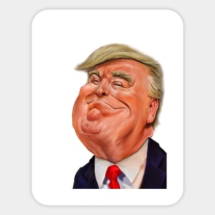 Trump character face Sticker